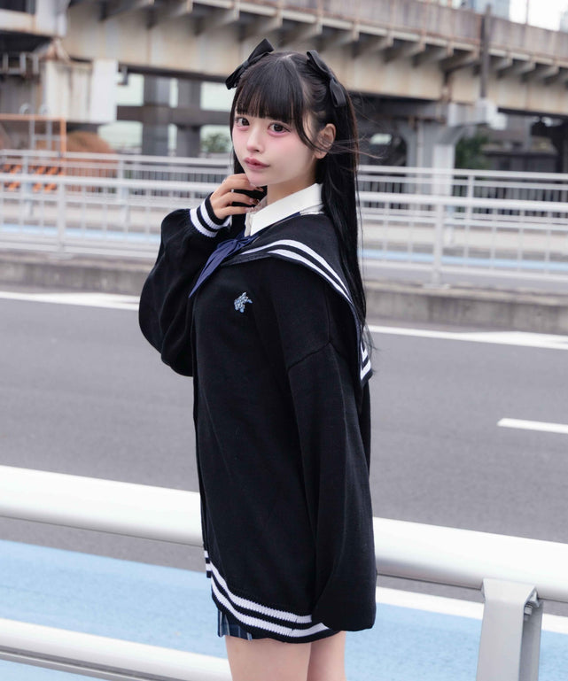 天才秀才クールな学生カーディガン