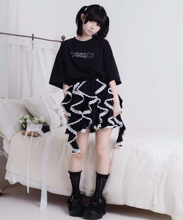 MAXレベルのふりるスカート