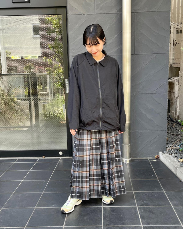 チェックプリーツスカート