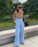 レイヤードニットトップス