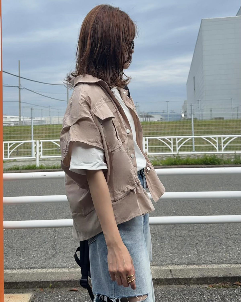 ノースリーブシャケット