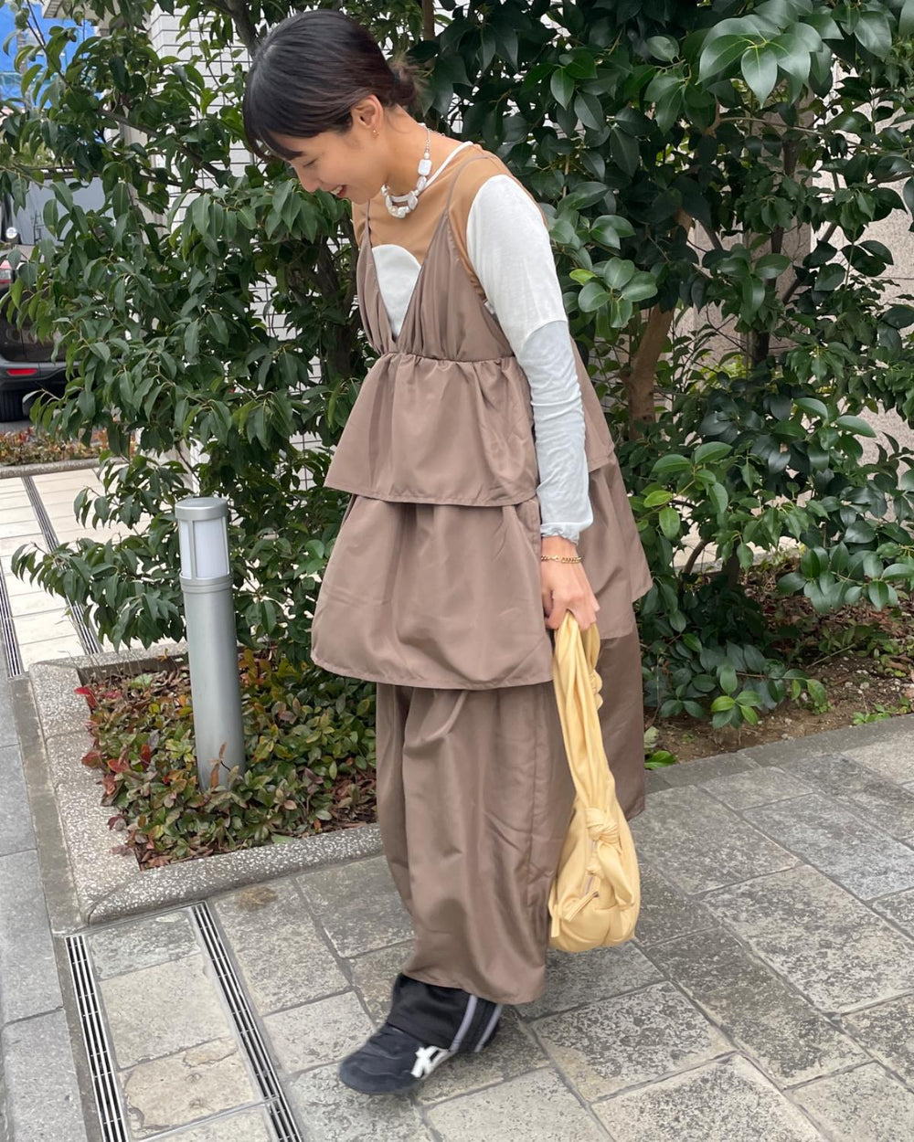 ティアードキャミワンピース