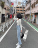 ウエストデザインフレアパンツ