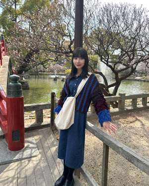 スリットデニムスカート