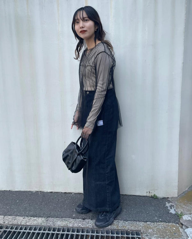 デニムロングスカート