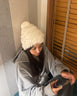 もこもこキャップ