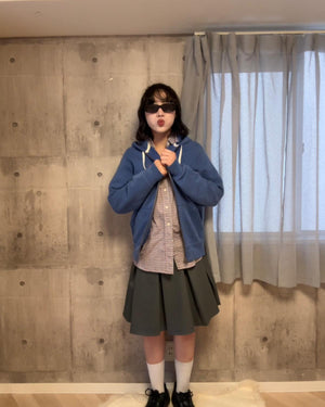 レイヤードデザインミドルスカート