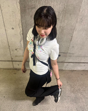 レイヤードフレアパンツ