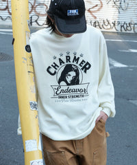 ワッフルグラフィックT（LS）