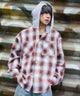 レッドチェック1 モデル：175cm L着用
