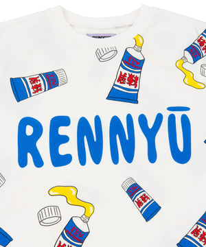 フード総柄Tシャツ