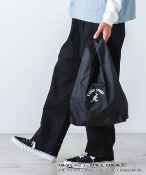 別注KANGOL SPORT ポーチ付キエコバッグ
