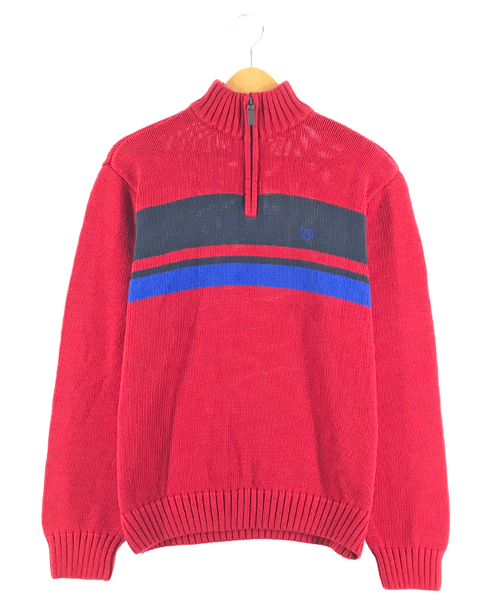 CHAPS ハーフZIPニット