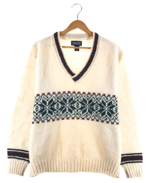 LANDS' END ノルディックニット