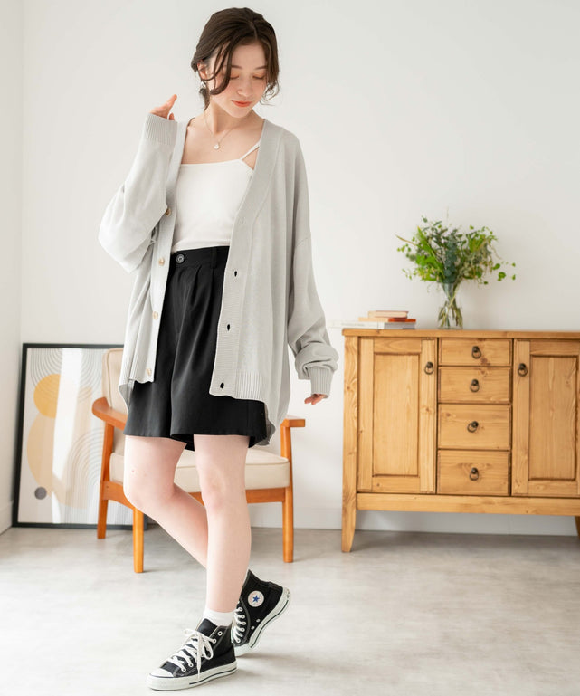 Lグレー　モデル:162cm L着用