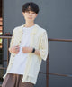 メッシュニットBIGシャツ/オフホワイト モデル：177cm L着用