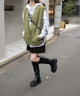 カーキ モデル：163cm F着用