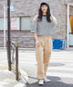 ベージュ モデル：166cm M着用